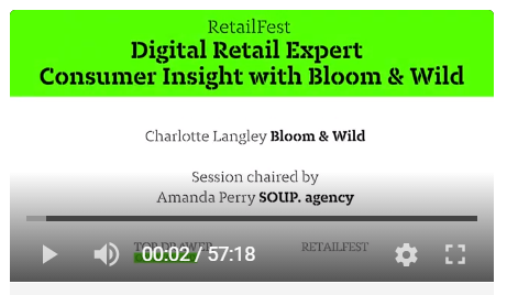 DIGITAL RETAIL EXPERT - CONSUMER INSIGHT WITH BLOOM & WILD